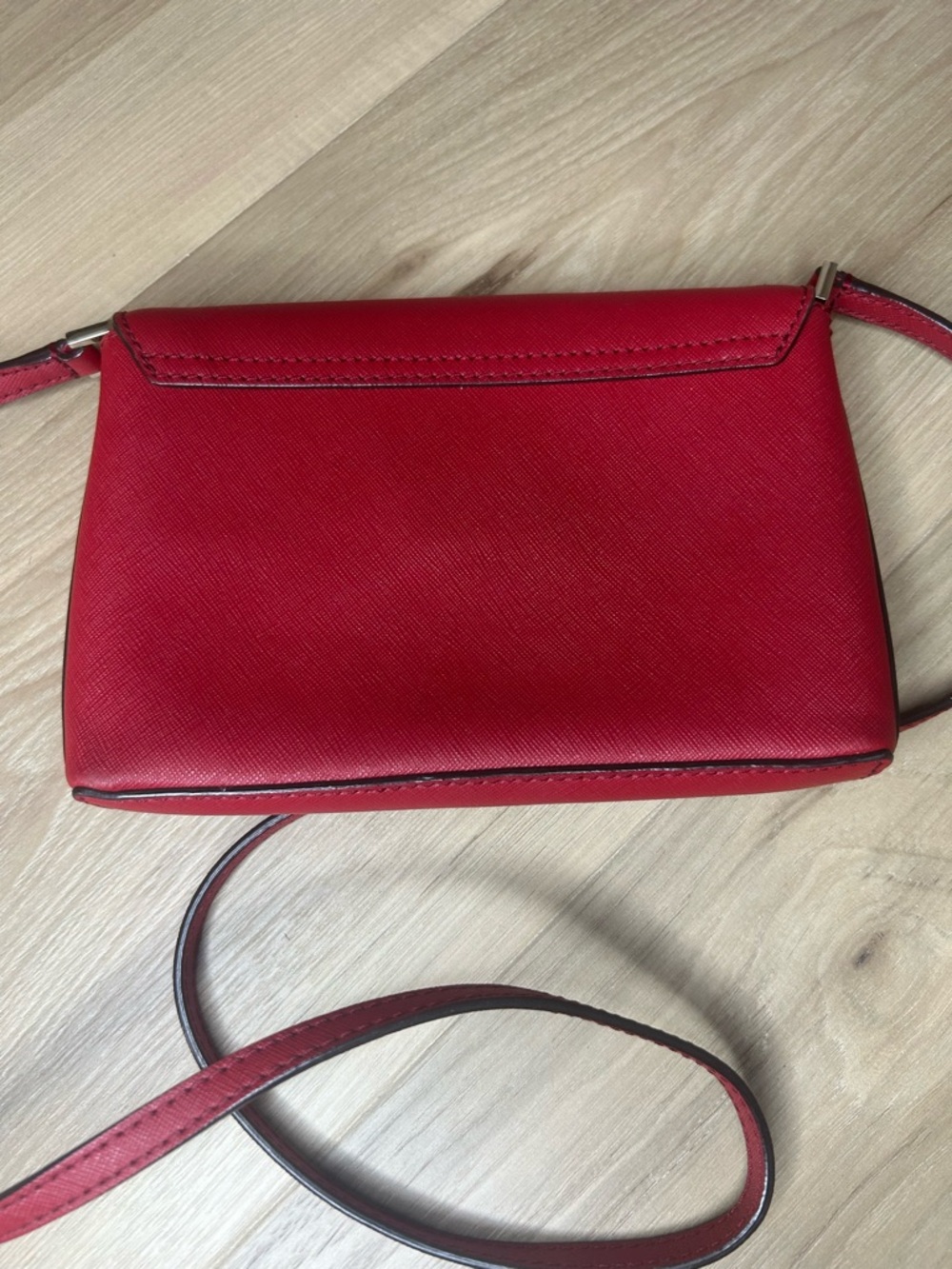 kate spade Red Leather Crossbody with Polished Turn-Lock - Picture 2 of 6